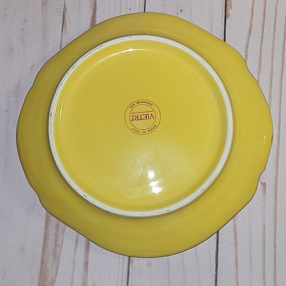 𝅺Vietri Italy Tuscan Fruut Salad Plates  4  Farmhouse - Picture 6 of 7